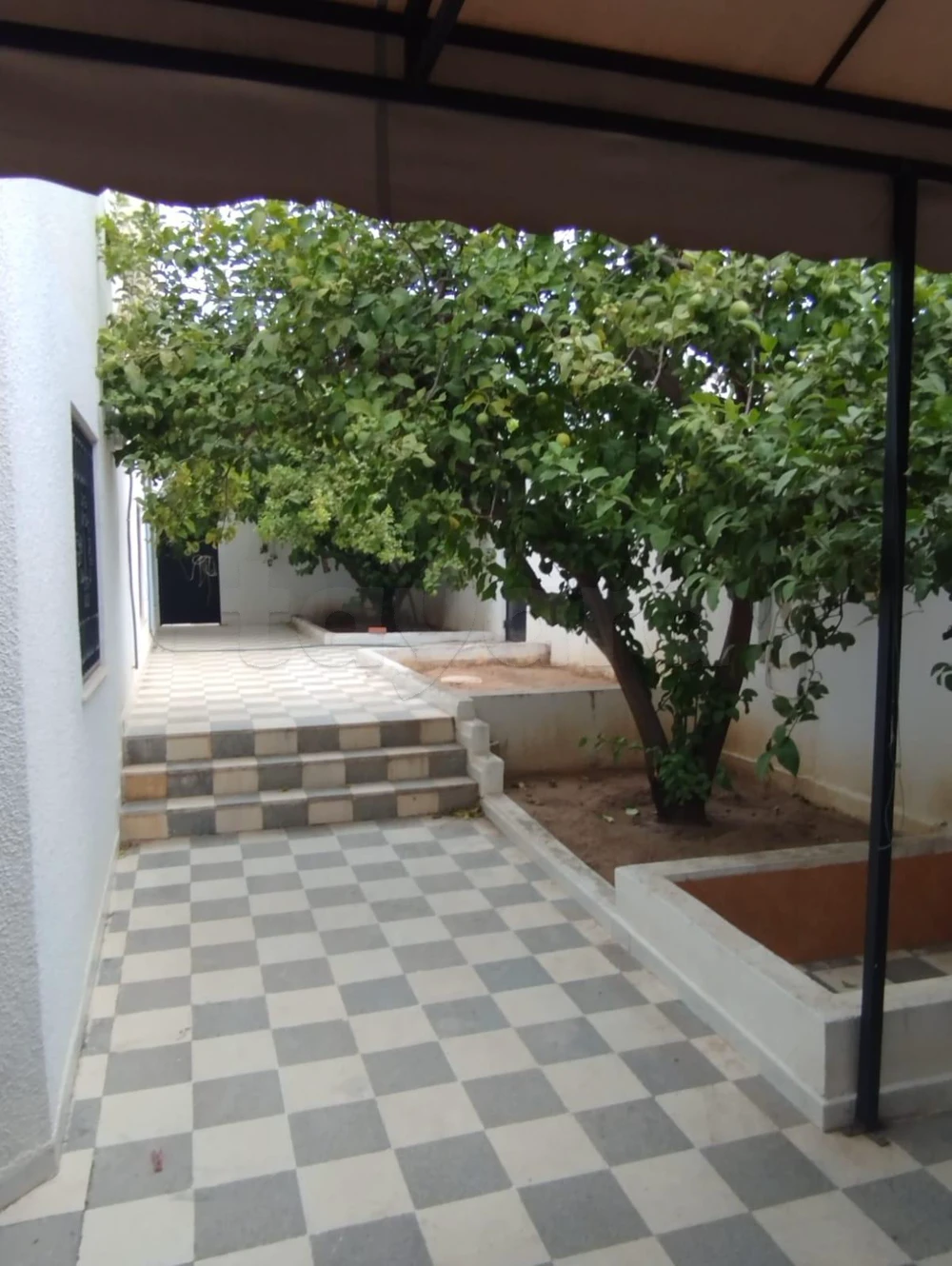 Ariana Ville&nbsp;Cite Ennasr 1&nbsp;Location&nbsp;Appart. 3 pi�ces&nbsp;Rdc dune villa s3