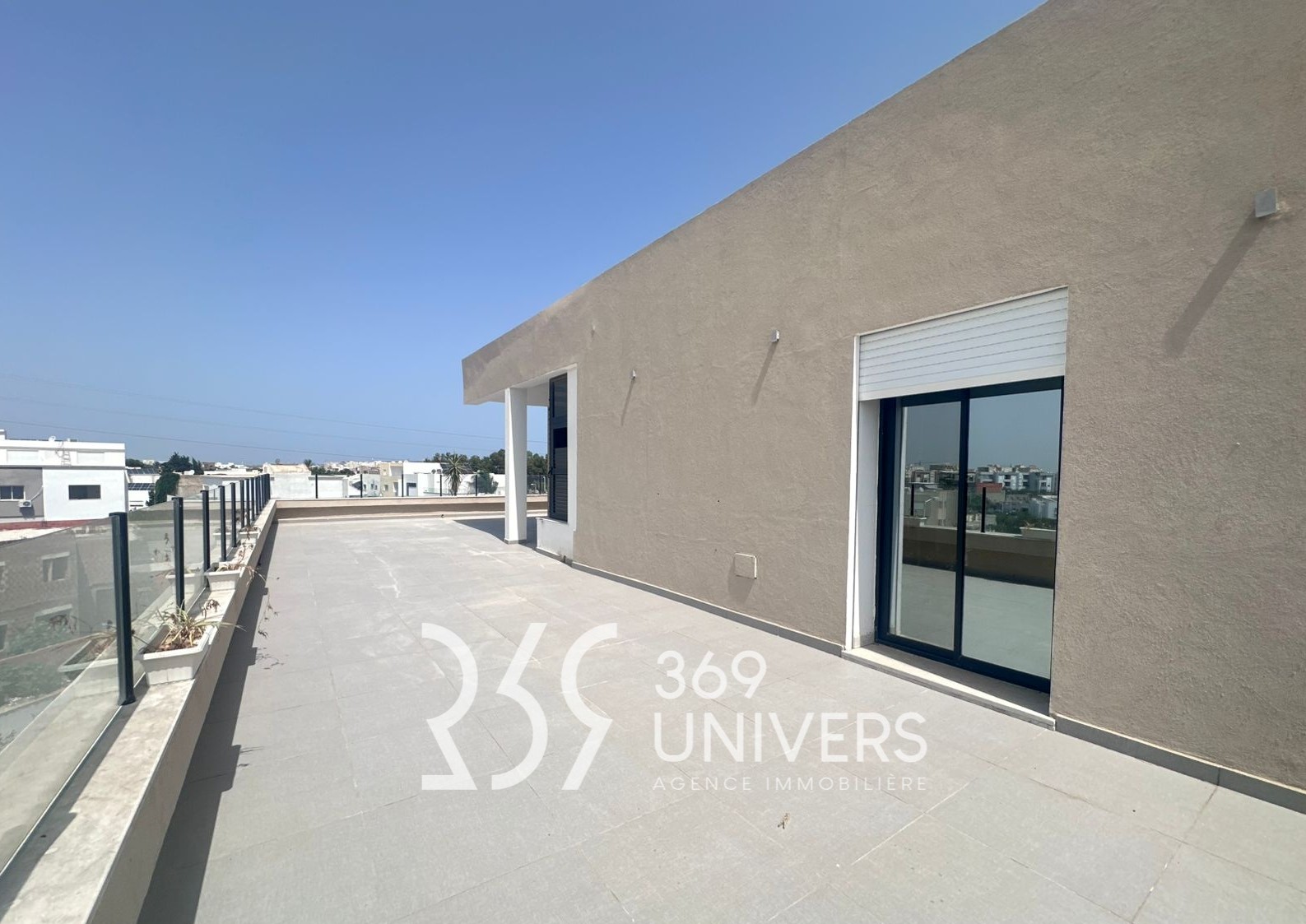 Ain Zaghouan Jardins de Carthage Location Appart. 2 pices Penthouse avec terrasse aux jdc ref ra154