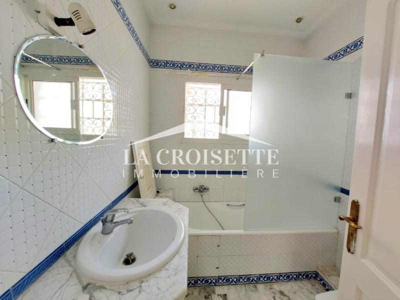 La Marsa Cite El Mhiri Location Appart. 3 pices Etage de villa s2  la marsa mel0555
