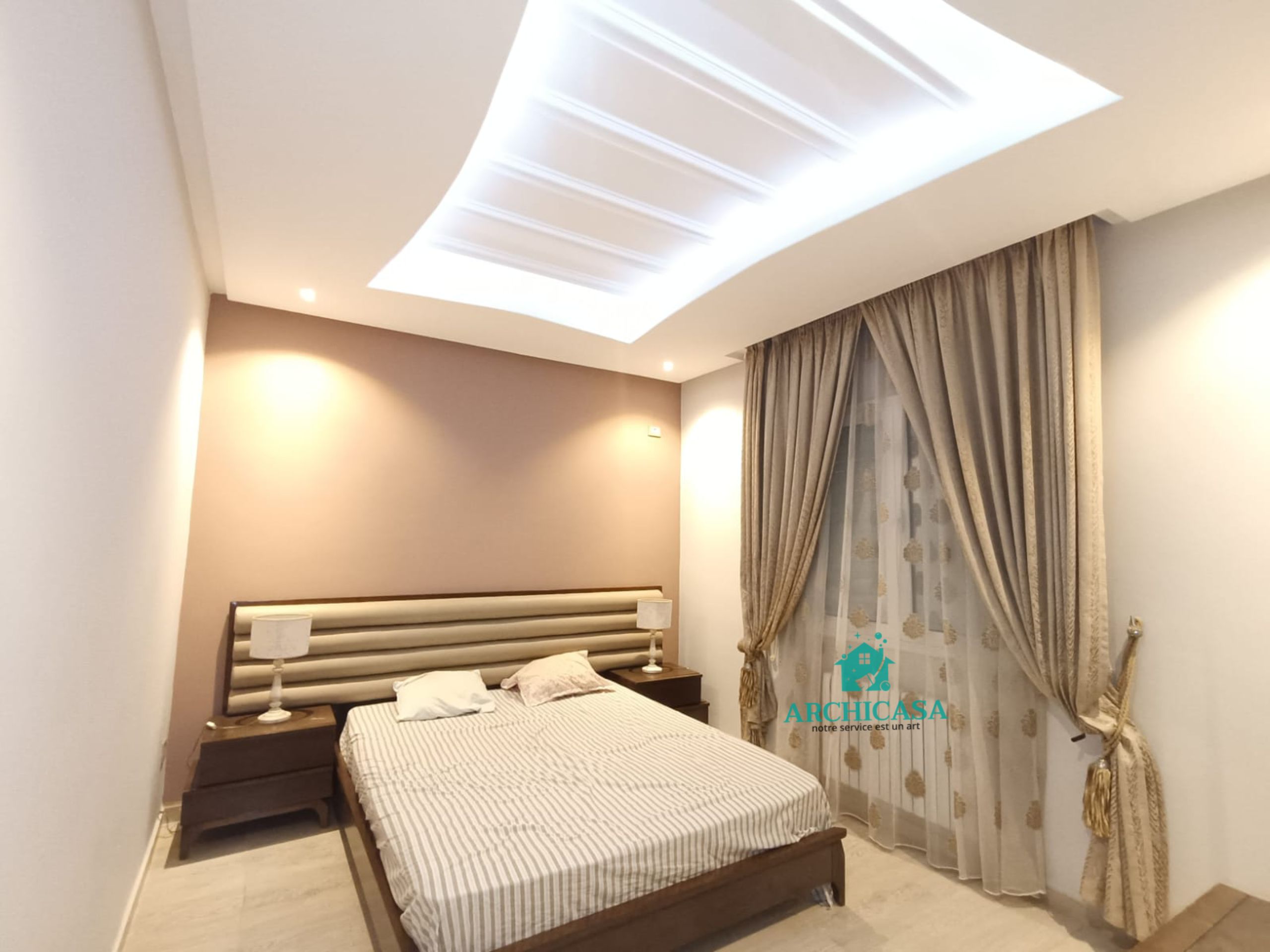 Ezzahra Ezzahra Location Appart. 3 pices Etage d'une villa haut standing meuble