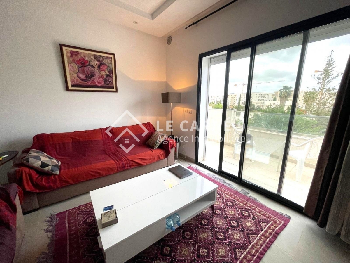 La Soukra La Soukra Location Appart. 2 pices S1 richement meubl  la nouvelle soukra