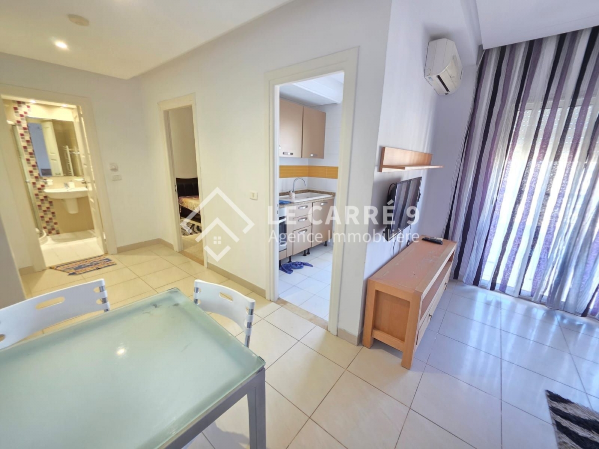 La Marsa El Aouina Location Appart. 2 pices Un s1 meubl  l'aouina cit les palmerais