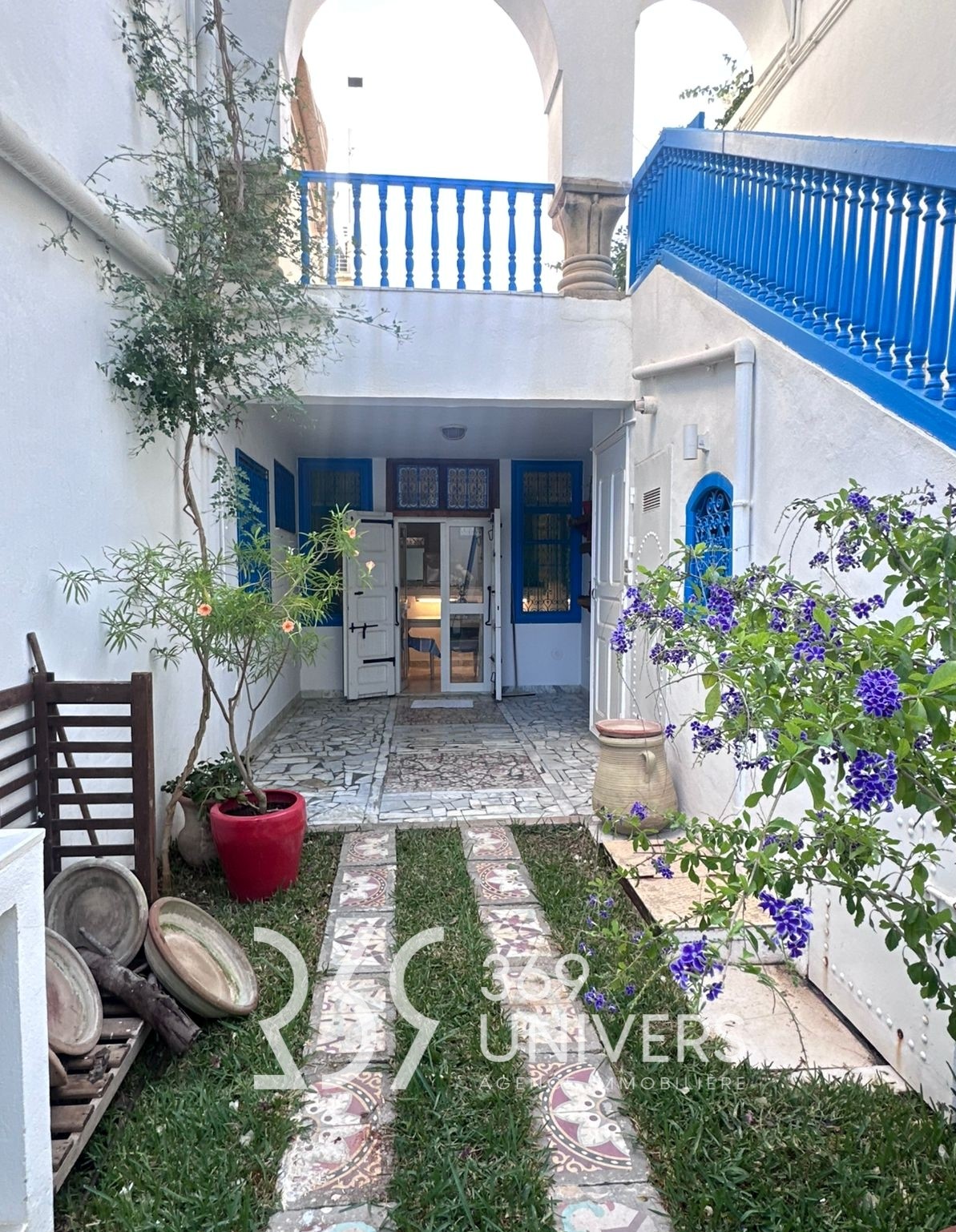 La Marsa Gammart Location vacances Appart. 2 pices Appartement meubl avec terrasse  gammarth