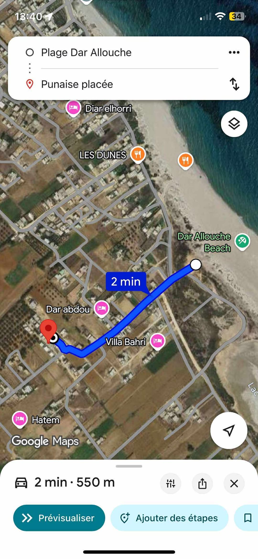 Kelibia Dar Allouche Terrain Terrain nu Terrain 120m