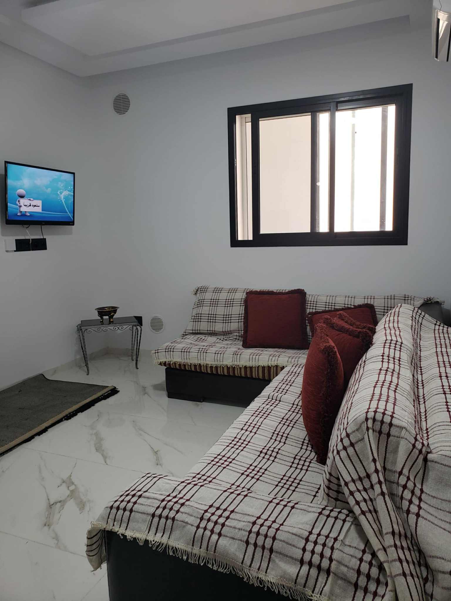 La Marsa&nbsp;El Aouina&nbsp;Location&nbsp;Appart. 1 pi�ce&nbsp;S1 neuf  haut standing  meubl� et tout �quip�