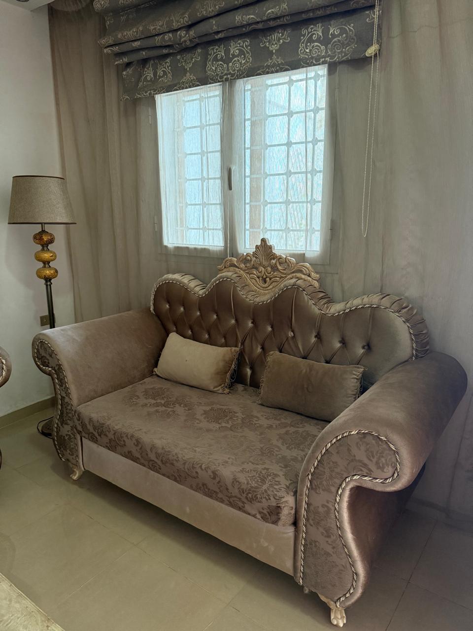 El Ouerdia Bellevue Salon - Salle  manger  Salons Salon baroque 9 places avec une table basse