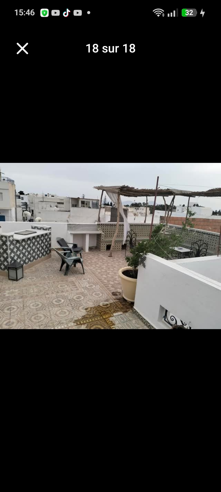 Carthage Amilcar Location Appart. 4 pices Duplex  sidi boussad