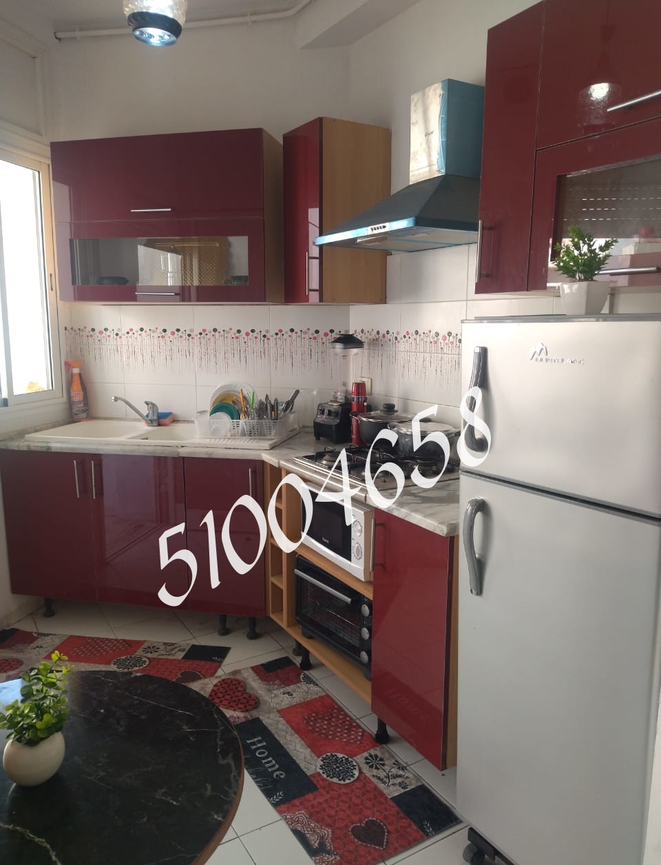 La Marsa El Aouina Location Appart. 2 pices S plus 2 meuble jardins aouina