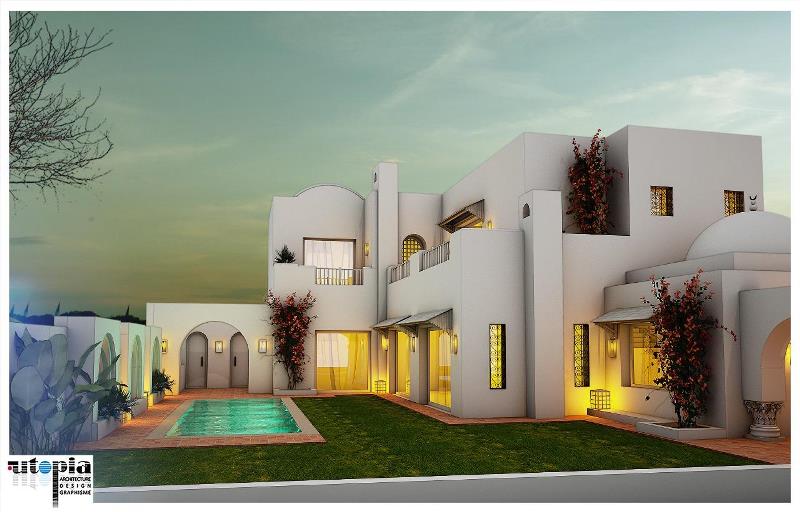 Hammamet&nbsp;Hammamet&nbsp;Vente&nbsp;Maisons&nbsp;V547 villa folla 2 zone chraf c