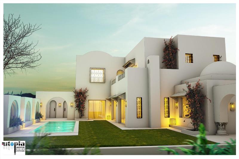 Hammamet&nbsp;Hammamet&nbsp;Vente&nbsp;Maisons&nbsp;V547 villa folla 2 zone chraf c