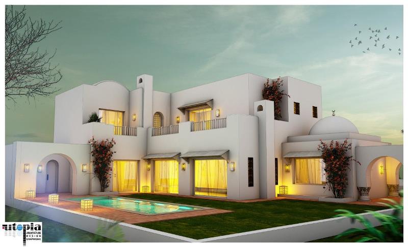 Hammamet&nbsp;Hammamet&nbsp;Vente&nbsp;Maisons&nbsp;V547 villa folla 2 zone chraf c