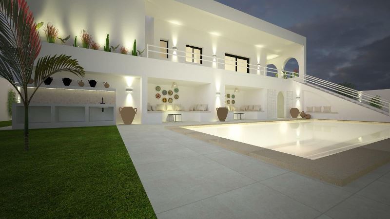 Hammamet&nbsp;Hammamet&nbsp;Vente&nbsp;Maisons&nbsp;V545 villa paradise villa paradise hammamet