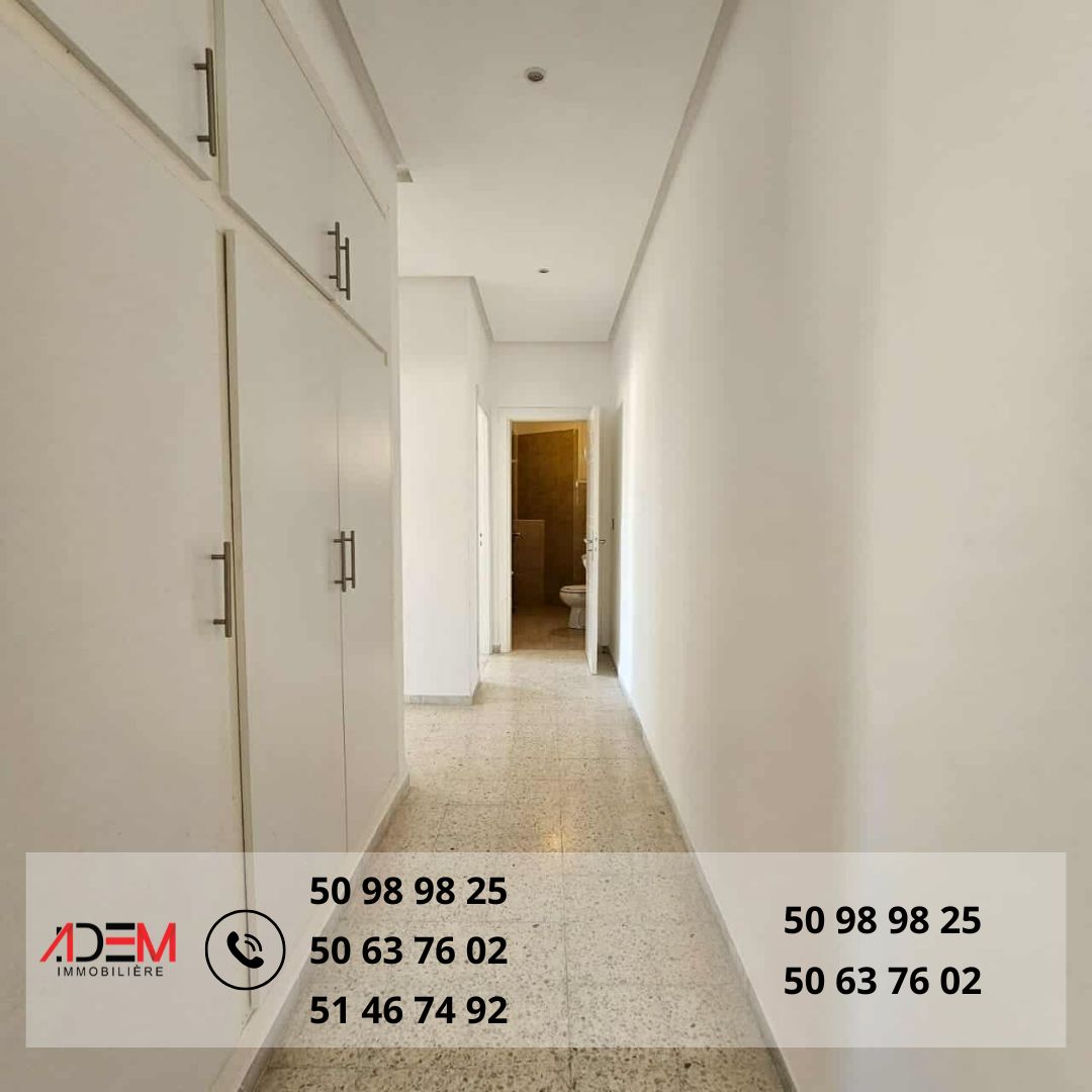 Sousse Ville Cite Boukhzar Location Appart. 2 pices Spacieux appartement  bohssina