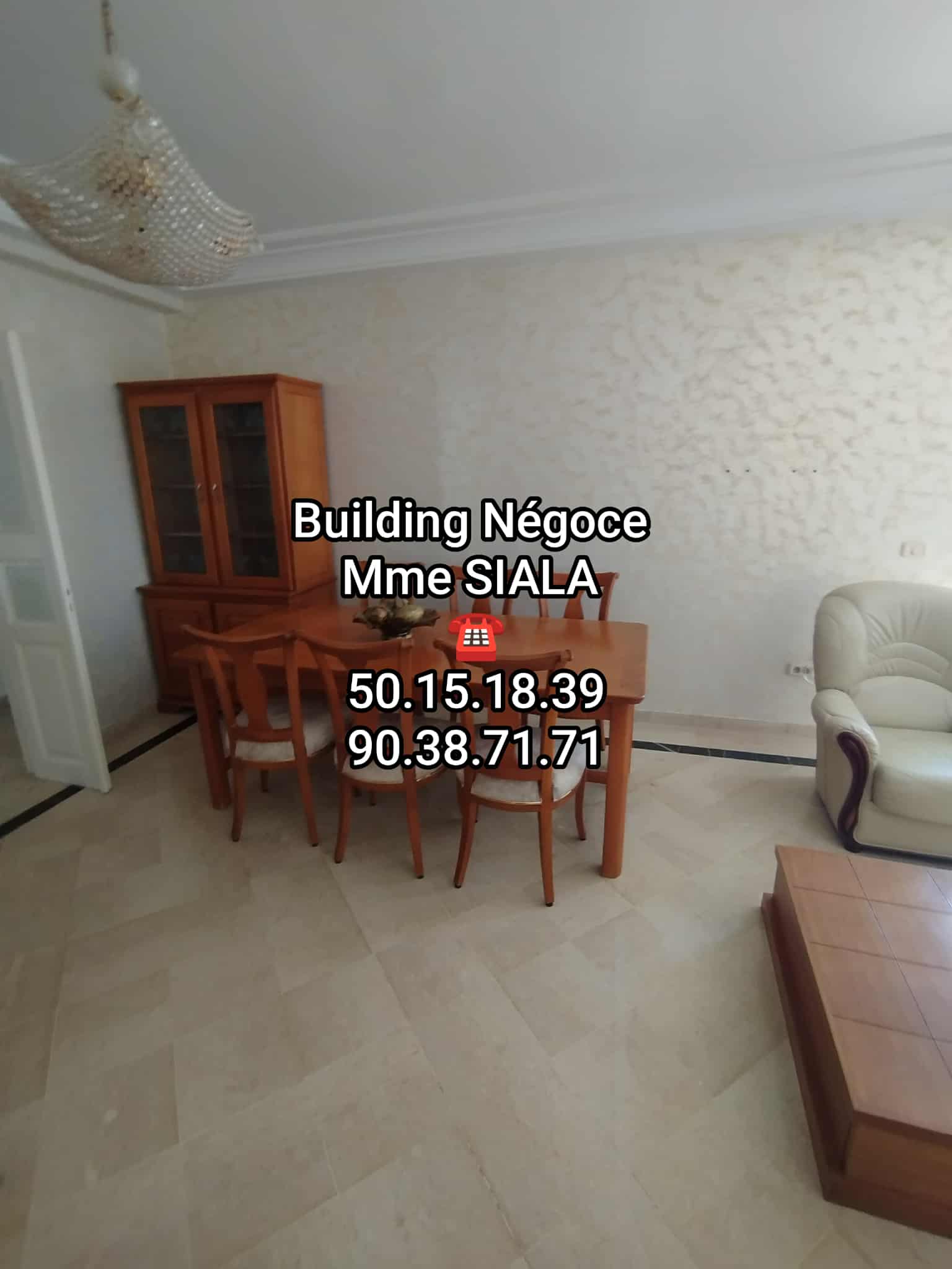 Ariana Ville&nbsp;Cite Ennasr 2&nbsp;Location&nbsp;Appart. 5 pi�ces+&nbsp;Ennasr spacieux appartement s4