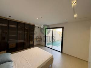 Nabeul Cite Universitaire Location Maisons  annuelle villa avec piscine  ref602a