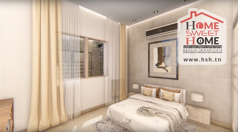 La Marsa&nbsp;Gammart&nbsp;Vente&nbsp;Appart. 2 pi�ces&nbsp;S2 milan promo promoteur avec z�ro frais d'agence