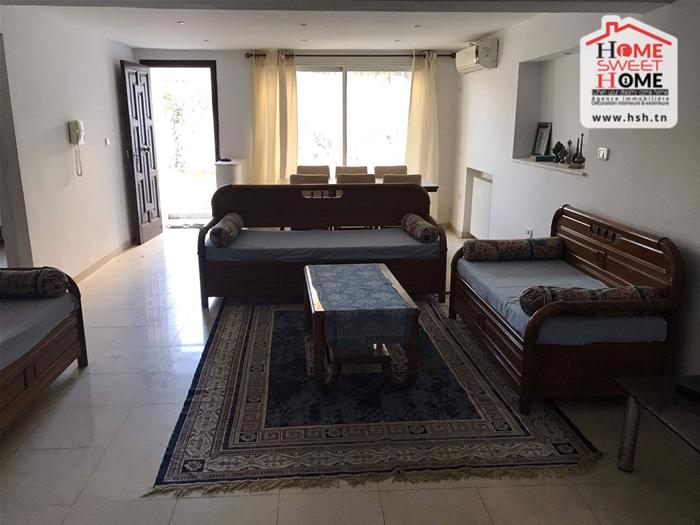 Ariana Ville El Menzah 8 Location Maisons Rdc de villa nafisa meubl   el manzah