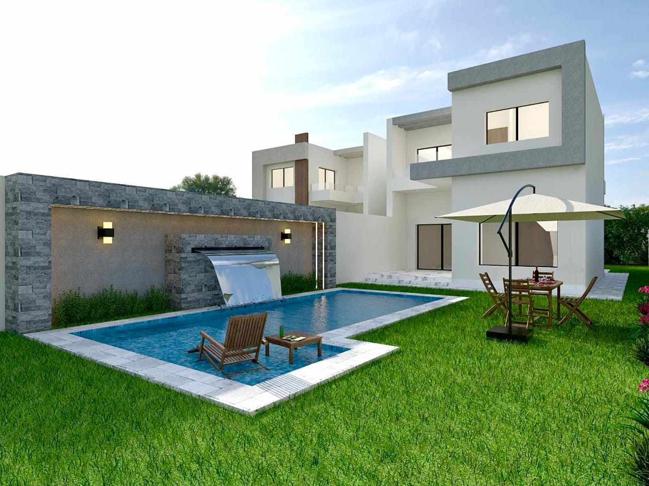 Kelibia Kerkouane Vente Maisons Villas indpendants avec piscine  kerkouane
