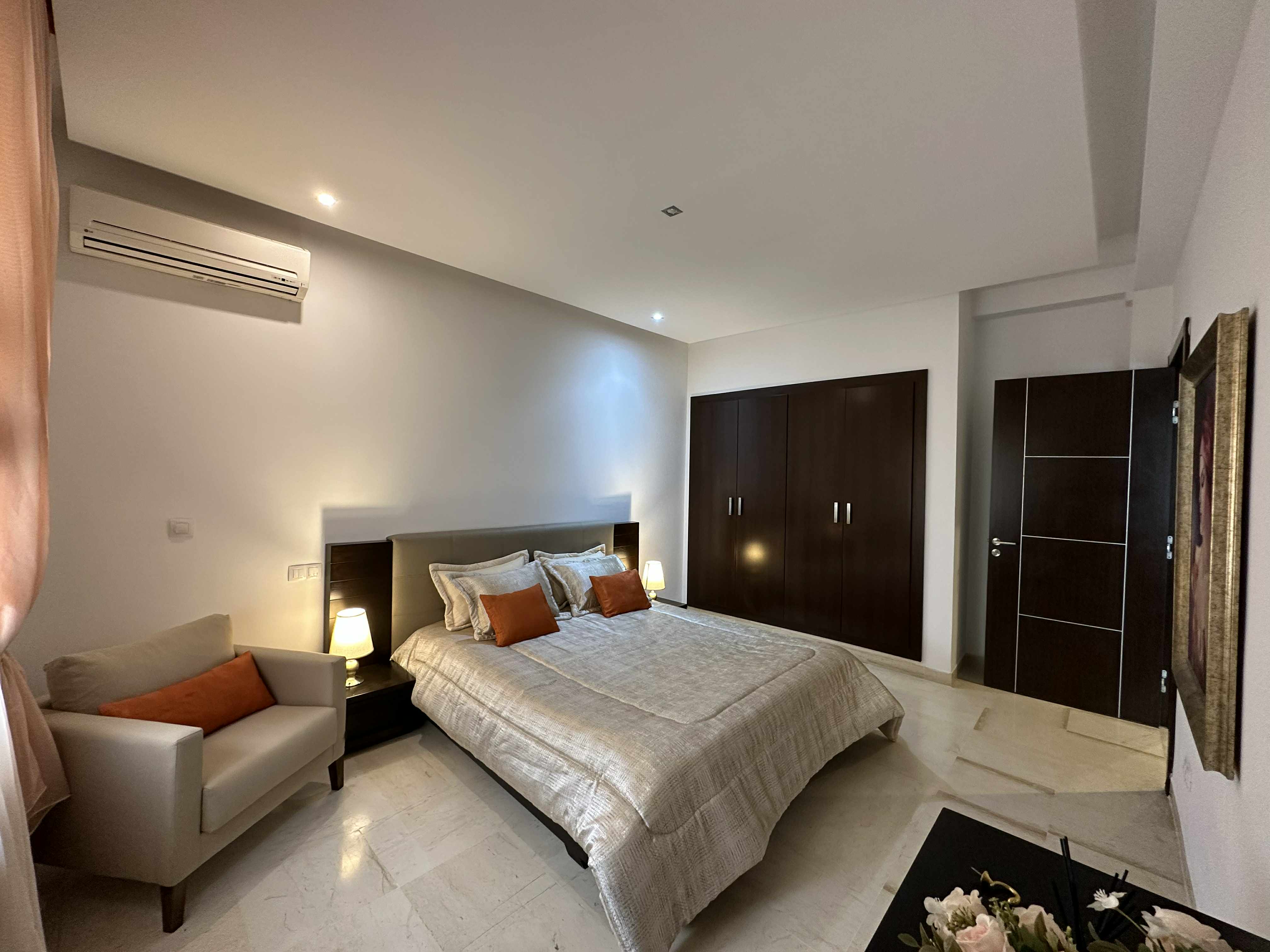 La Marsa Sidi Daoud Location Appart. 3 pices Appart s2 richement meubl  la marsa