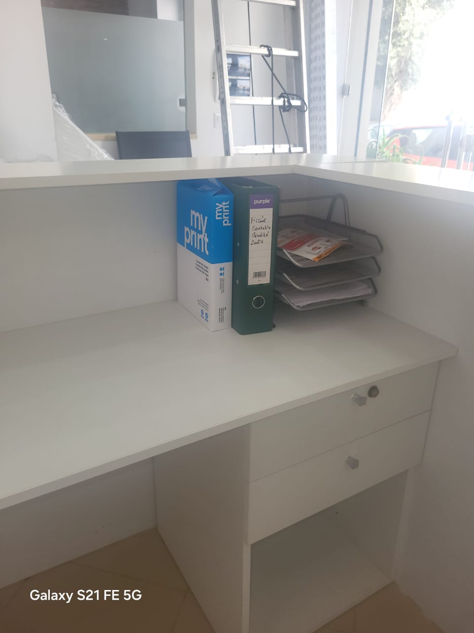 La Marsa Marsa Ennassim Meubles de bureau Materiels Accessoires de bureau Comptoir d'accueil en bois