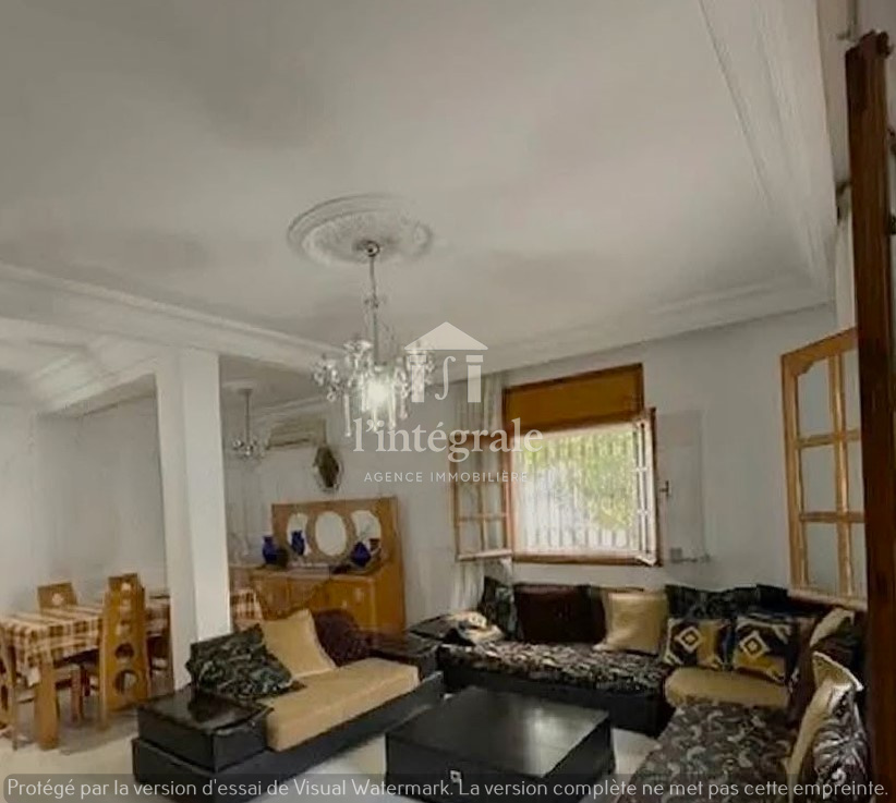 Ariana Ville Cite Ennasr 1 Location Maisons Rez de chausse avec garage et jardin