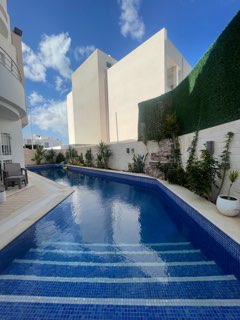 Sousse Jaouhara Sahloul Location Appart. 3 pices Villa meuble style duplex avec piscine