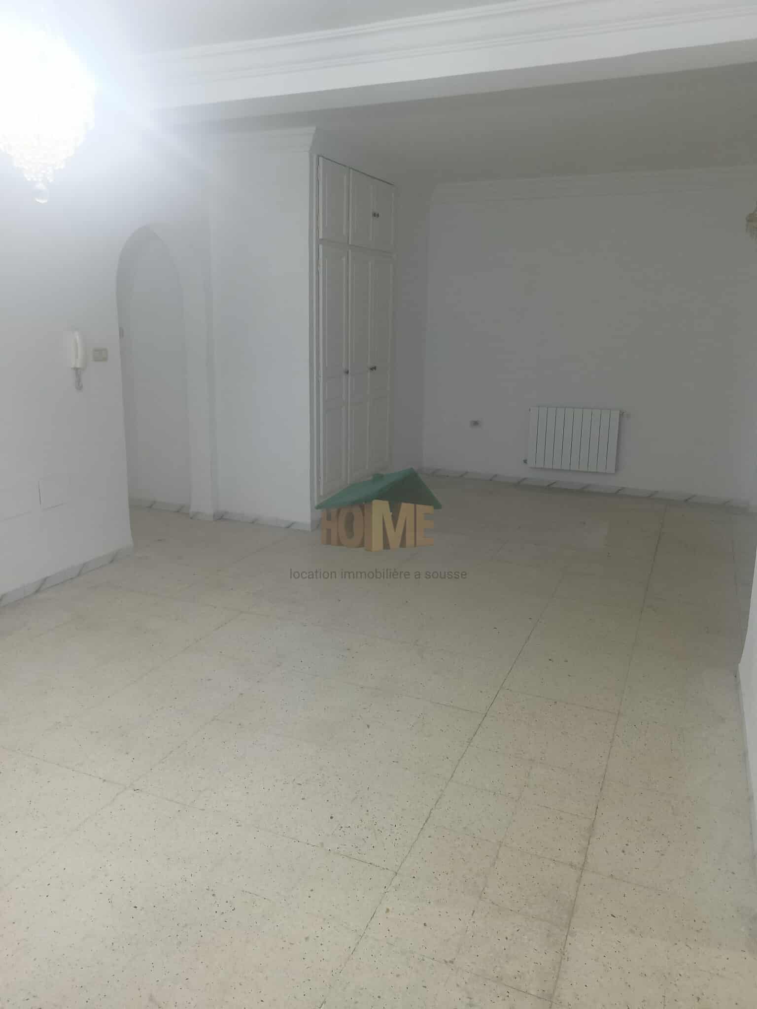 Sousse Jaouhara Sahloul Location Appart. 2 pices S2 spacieux sans meuble