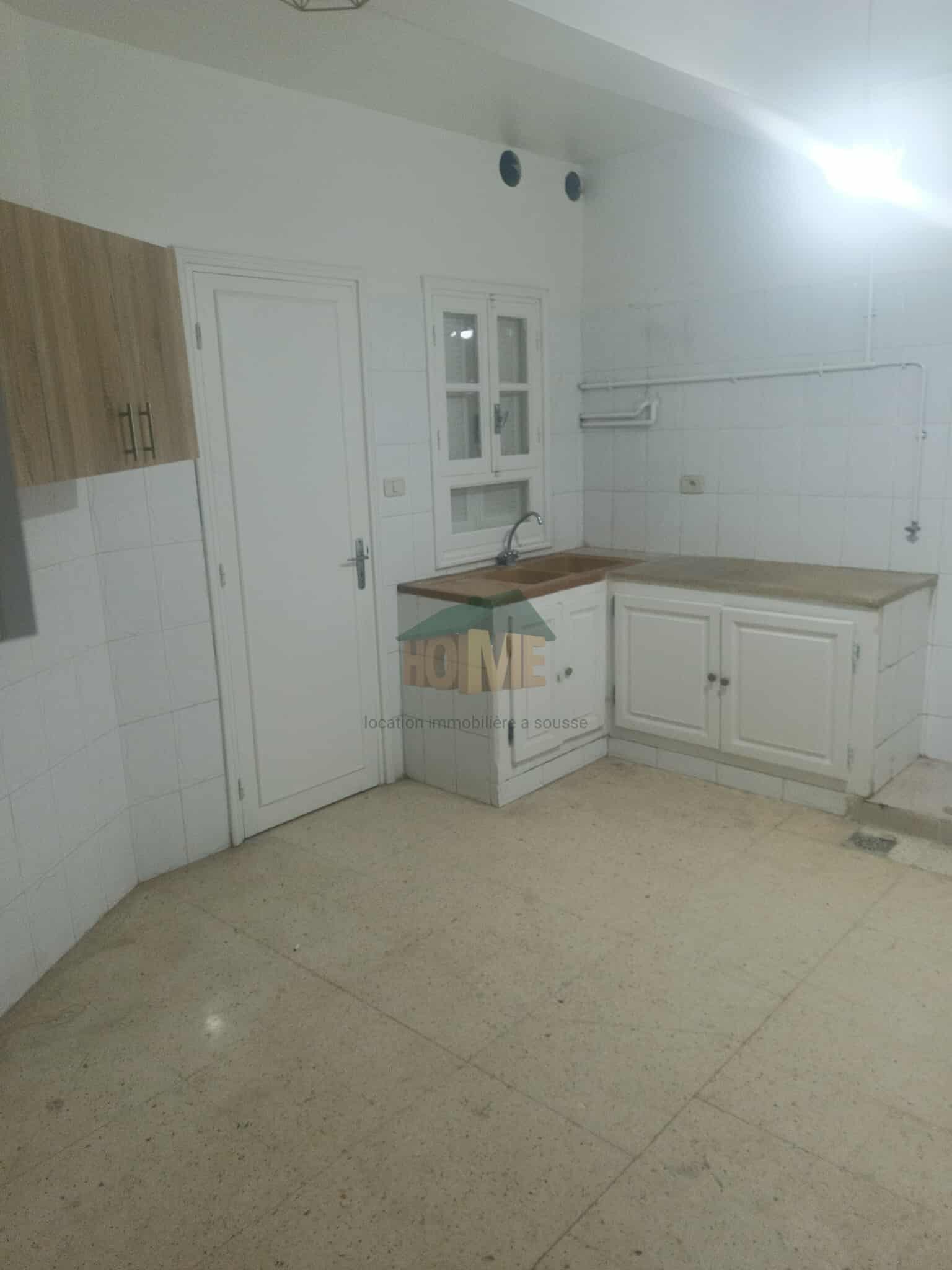 Sousse Jaouhara Sahloul Location Appart. 2 pices S2 spacieux sans meuble