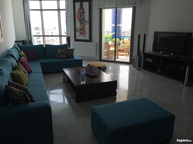 Sousse Jaouhara Sahloul Location Appart. 3 pices S3 richement meubl a sahloul