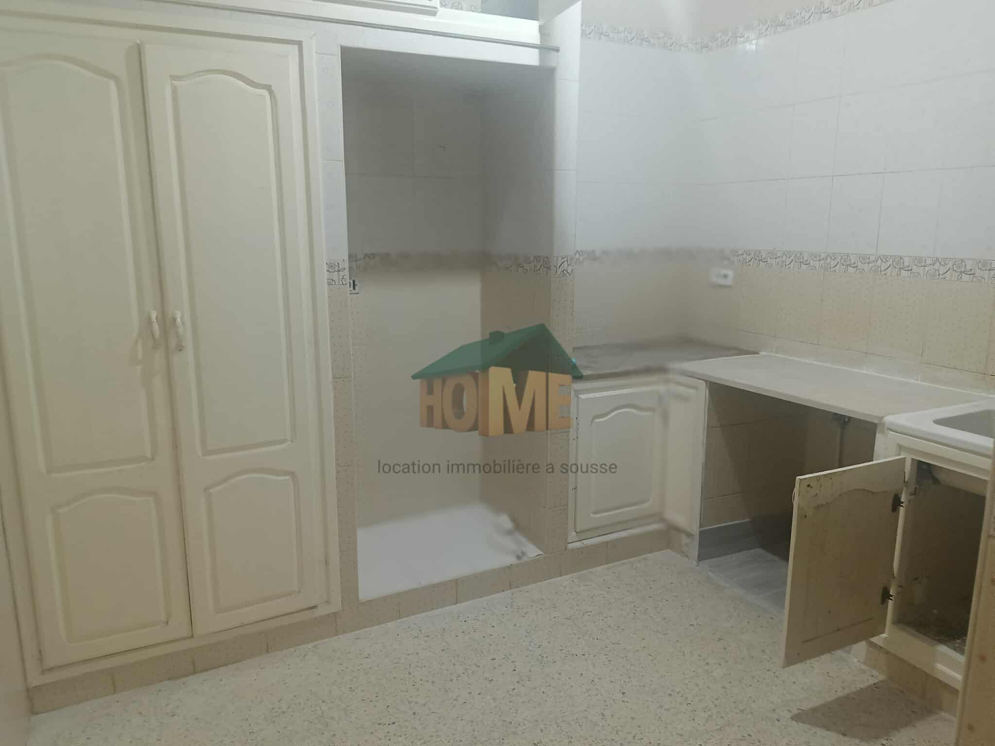 Sousse Jaouhara Sousse Khezama Location Appart. 2 pices S2 rdc sans meuble