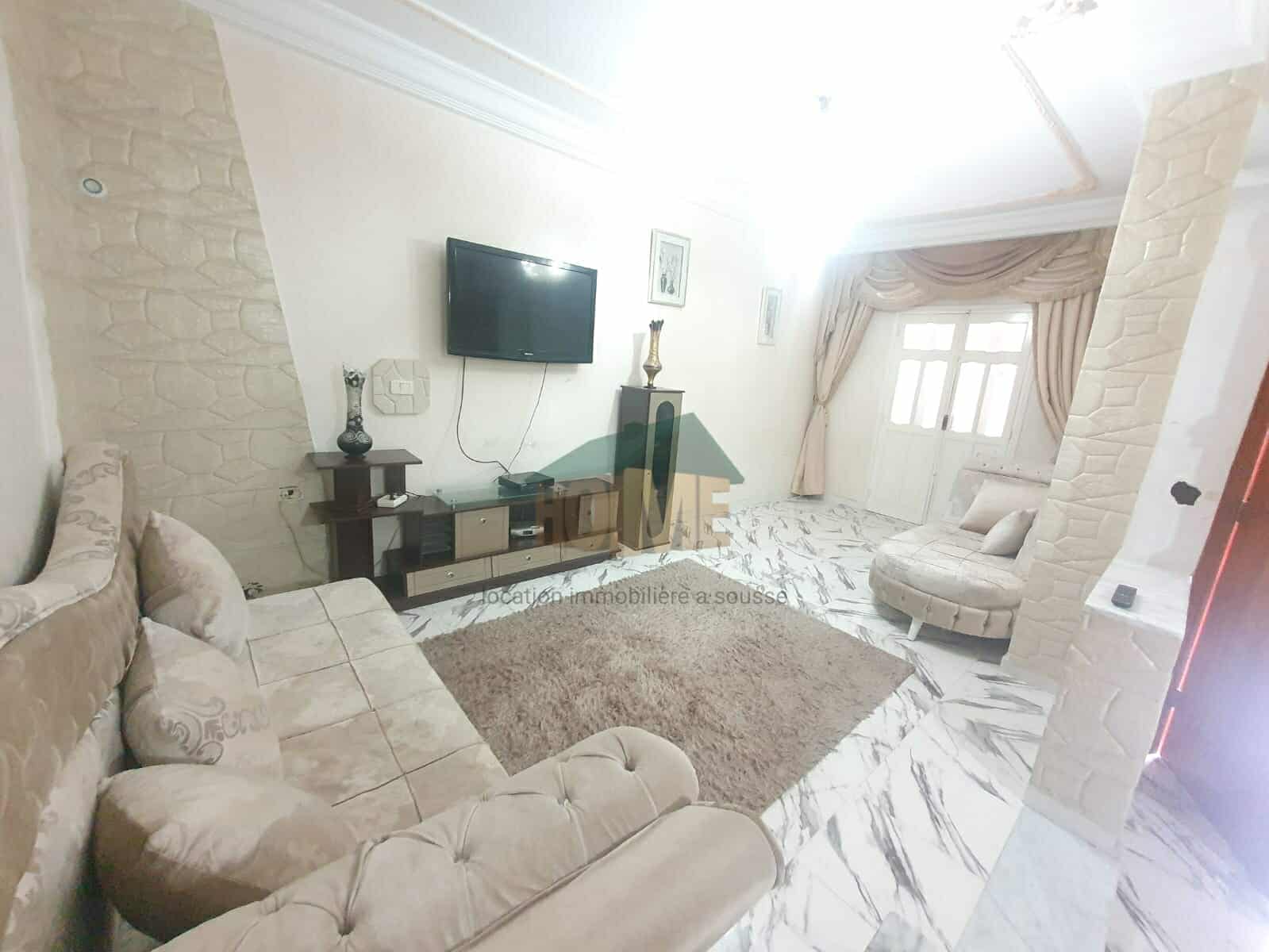 Sousse Jaouhara Sousse Khezama Location Appart. 2 pices S2 meubl a lanne a panorama