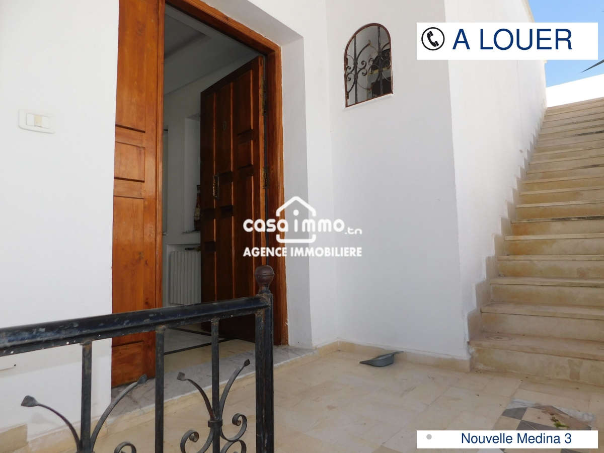 Nouvelle Medina Nouvelle Medina Location Appart. 3 pices Etage de villa s3 au 1er etage
