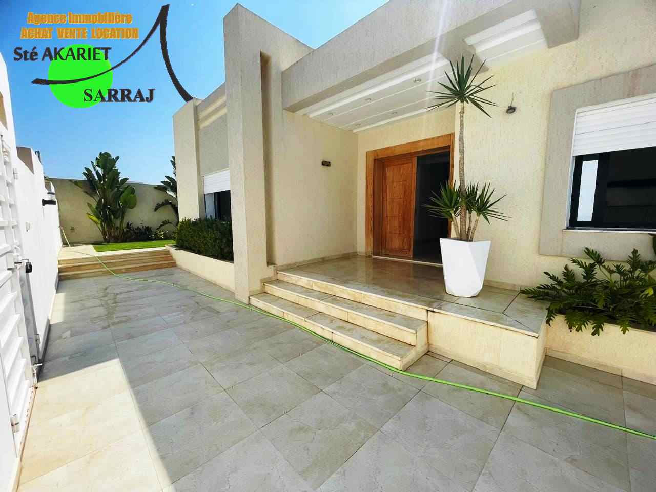 Akouda Chatt Meriem Vente Maisons Villa plain pied prs de villa tilel chatt mariem