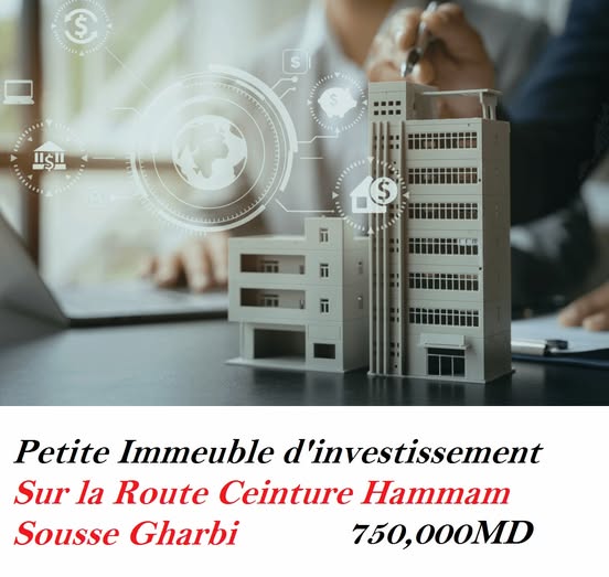 Hammam Sousse Hammam Sousse Gharbi Vente Maisons Immeuble r1 sur la route ceinture hammem sousse