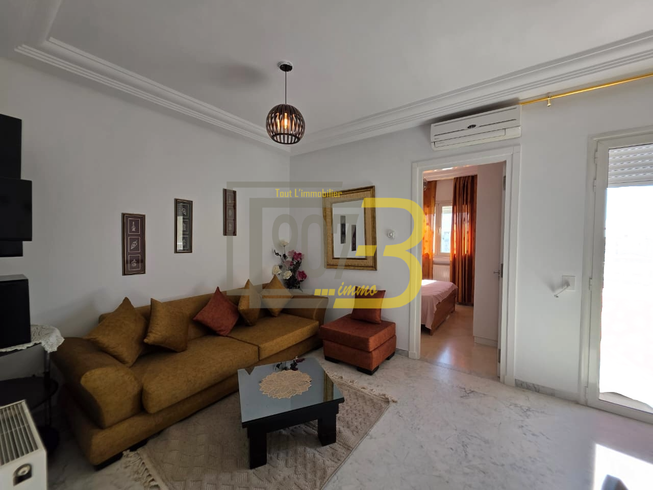 Ariana Ville Cite Ennasr 2 Location Appart. 1 pice Un trs bel appartement s1 meubl a ennasr