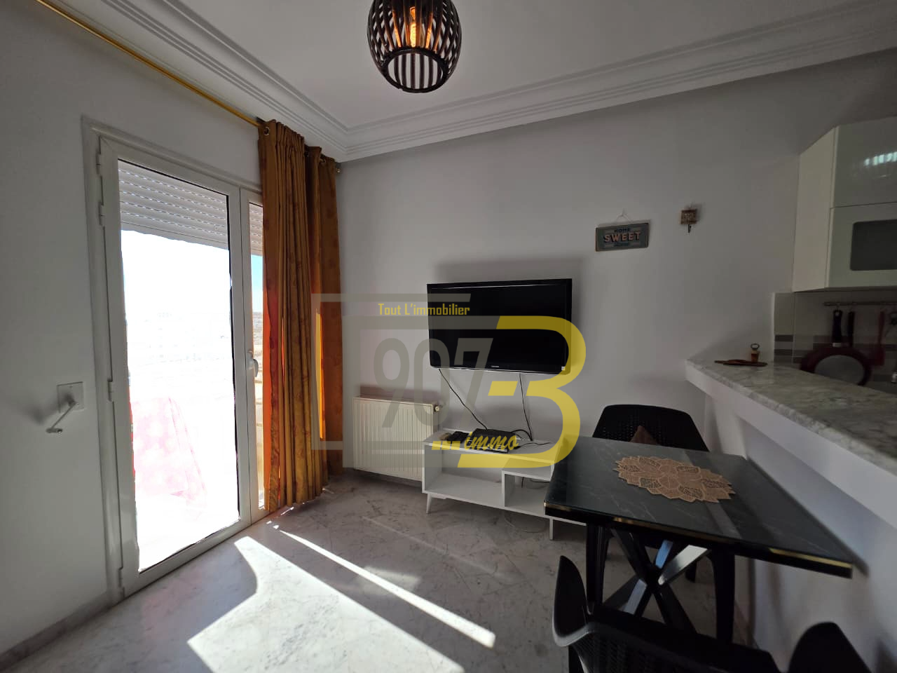 Ariana Ville Cite Ennasr 2 Location Appart. 1 pice Un trs bel appartement s1 meubl a ennasr