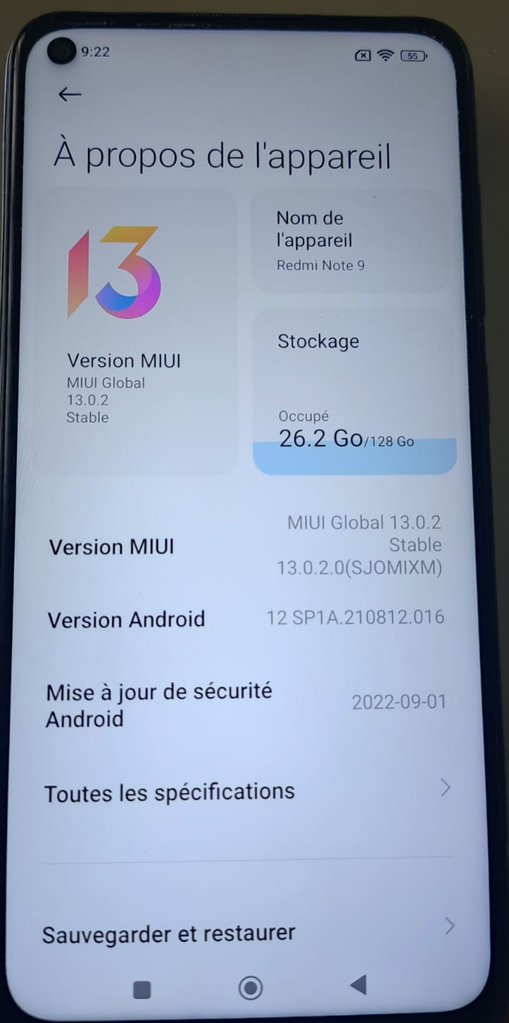 Medenine Sud Medenine Xiaomi Xiaomi Redmi Note 9 Tlphone portable redmi note 9