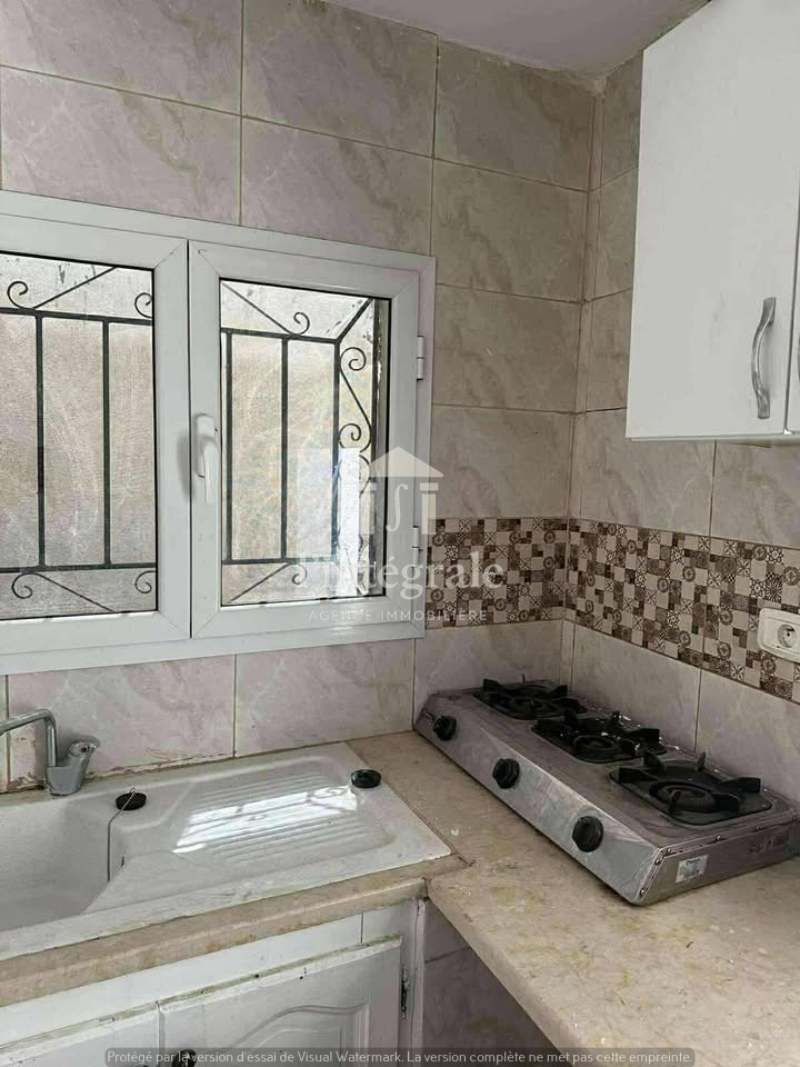Ariana Ville El Menzah 5 Location Appart. 2 pices S1 meubl au rdc