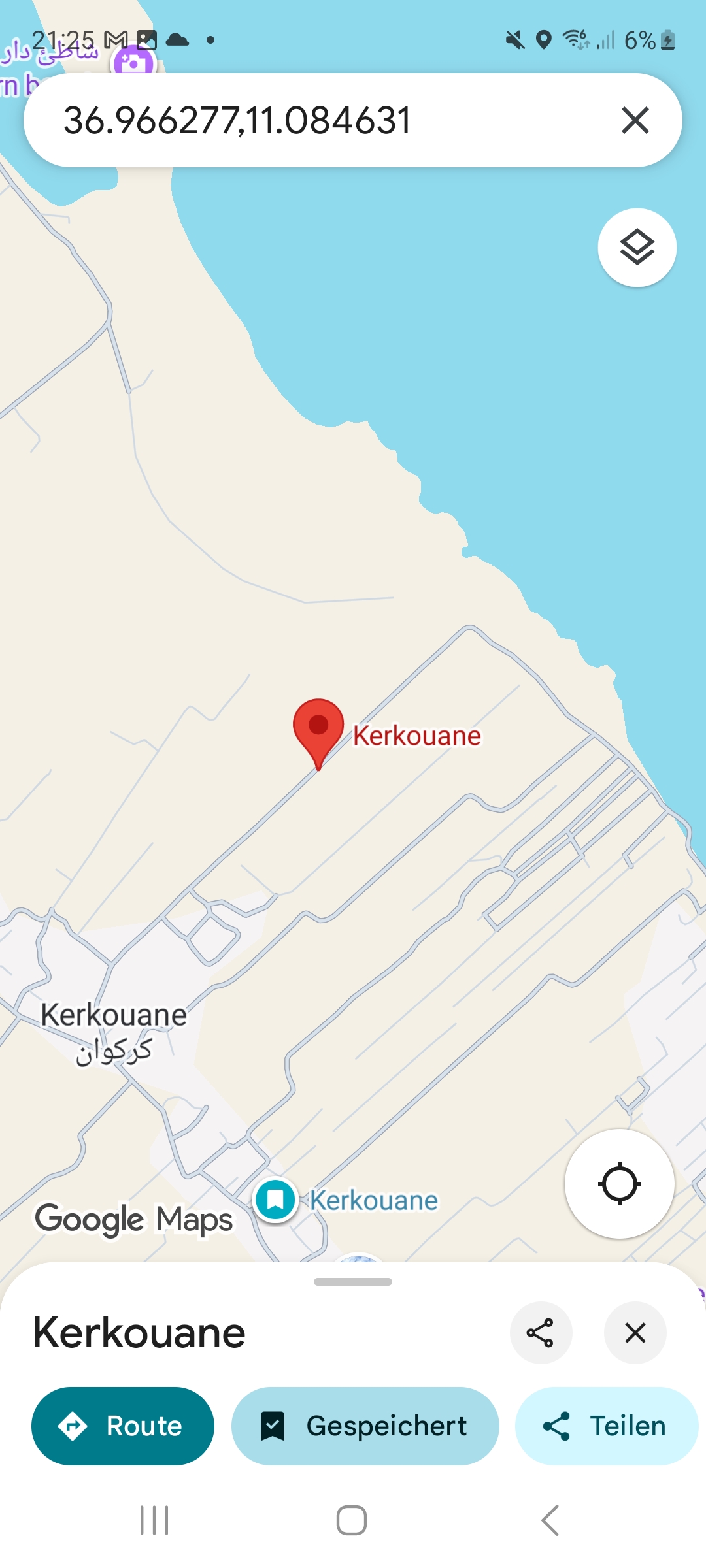 Kelibia Kerkouane Terrain Terrain nu Titre de proprit