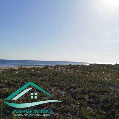 Kelibia Kelibia Vente Surfaces Vt761 terrain 287 m2 pieds dans l eau  kelibia