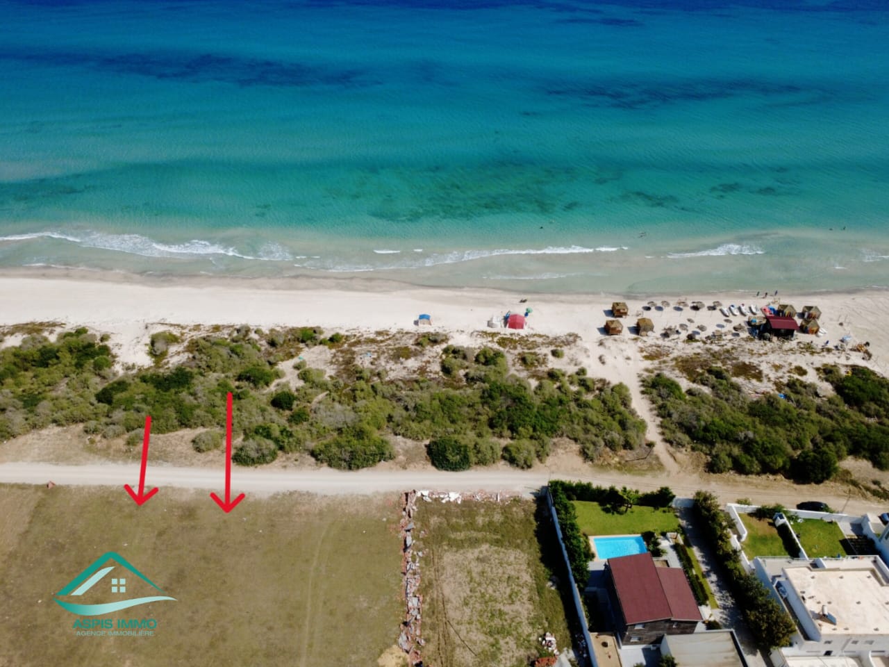 Hammam El Ghezaz Hammam El Ghezaz Vente Surfaces Vt911 terrains  plage hammam ghzeez