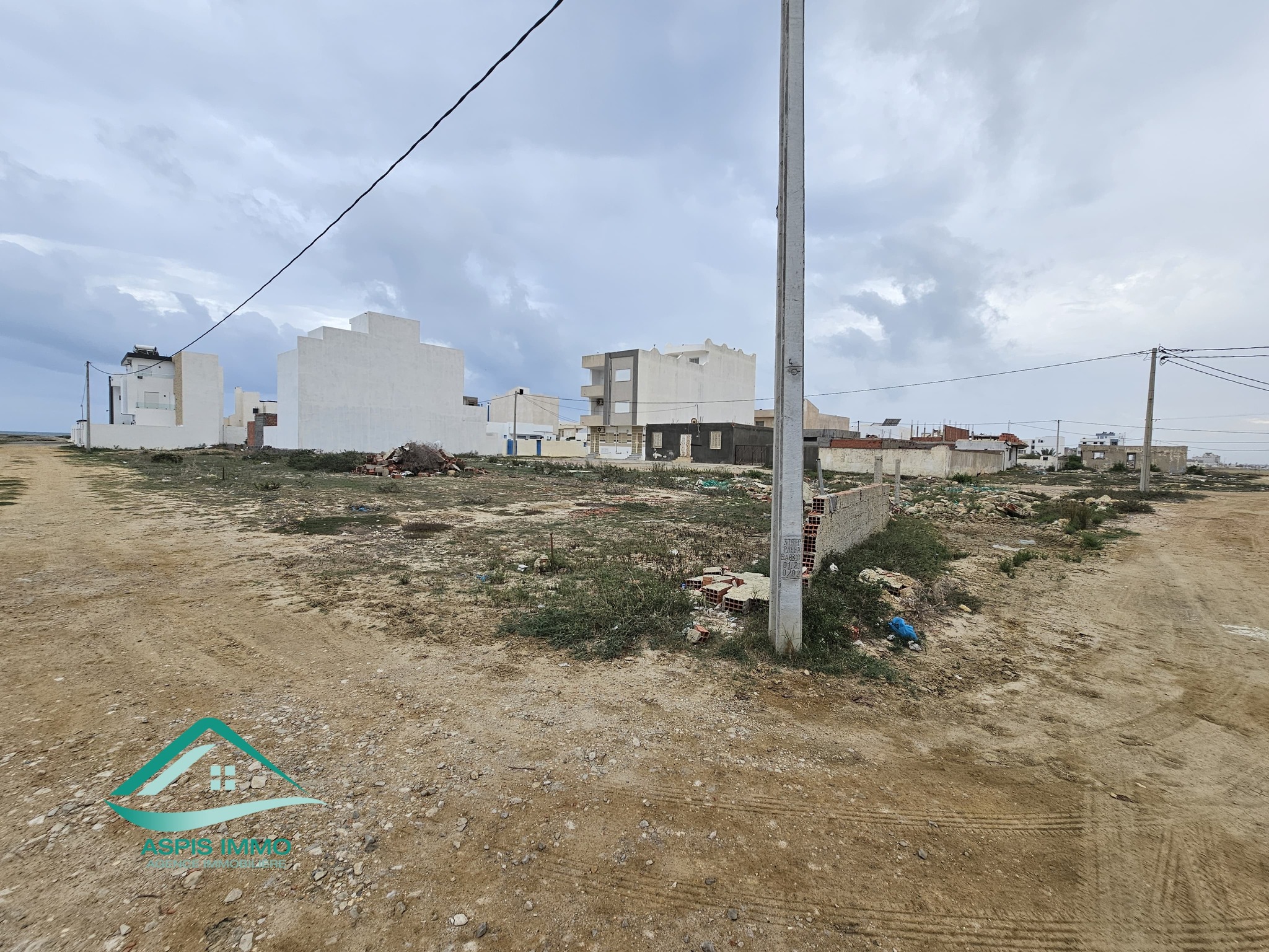 Kelibia Kelibia Vente Surfaces Vt947 terrain 270 m2  ain grinz  kelibia