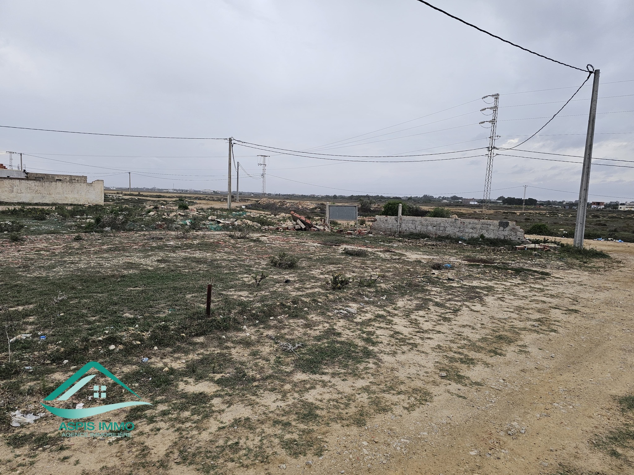 Kelibia Kelibia Vente Surfaces Vt947 terrain 270 m2  ain grinz  kelibia