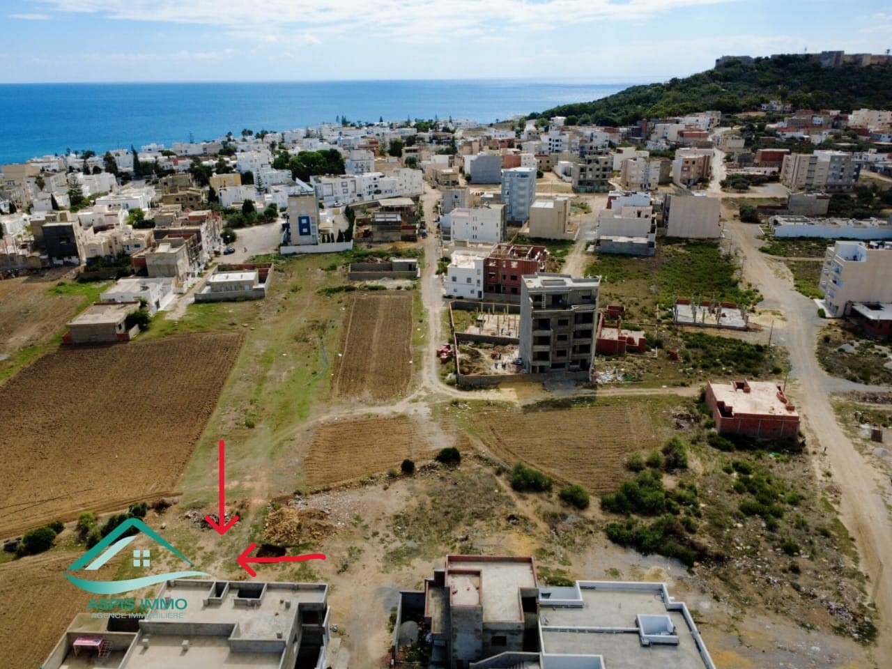 Kelibia Kelibia Vente Surfaces Vt958 terrain 200 m2  kelibia