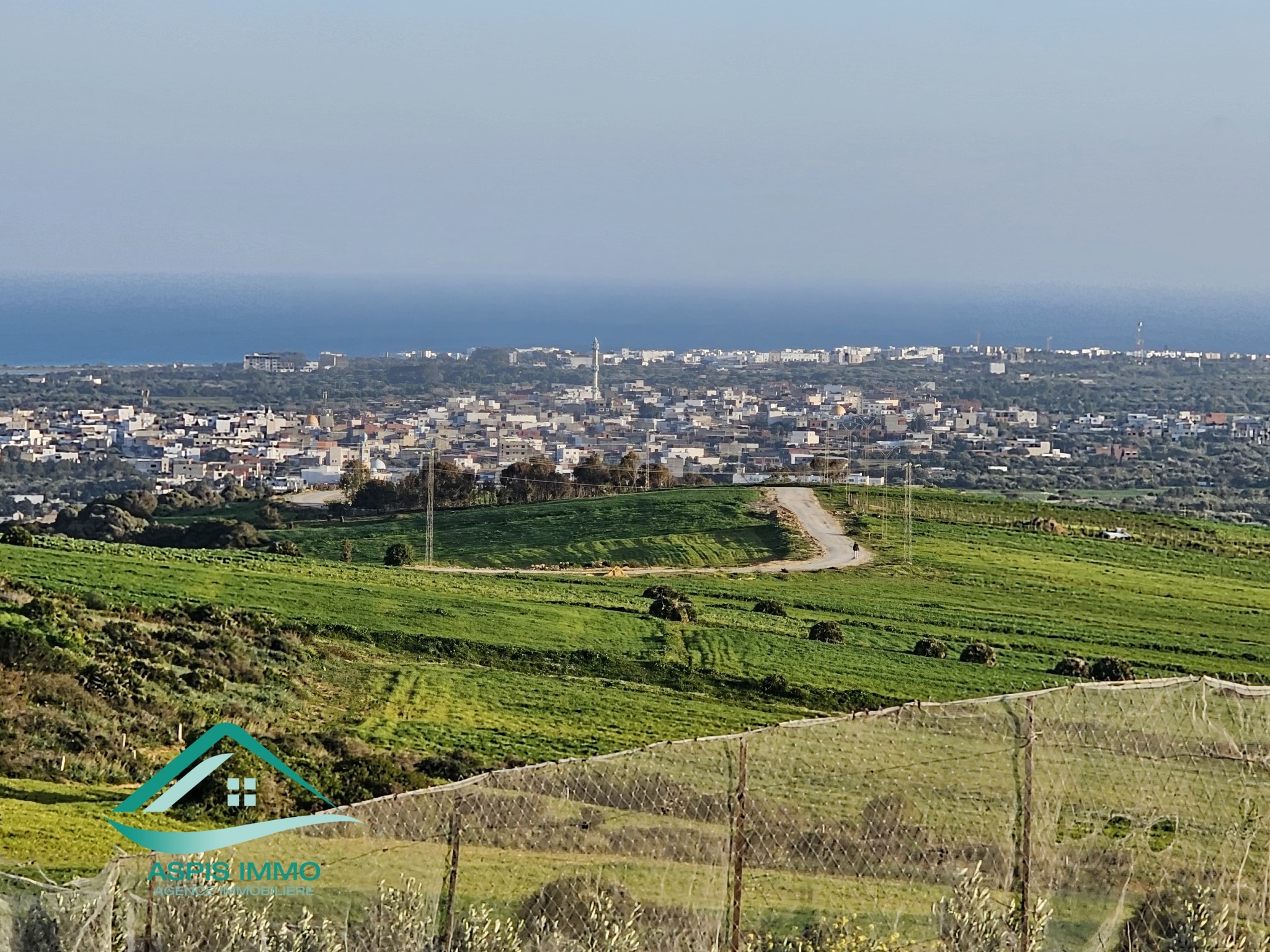 Hammam El Ghezaz Tamazrat Vente Surfaces Vt977 terrain 5000 m2 vue sur mer  tamezrat