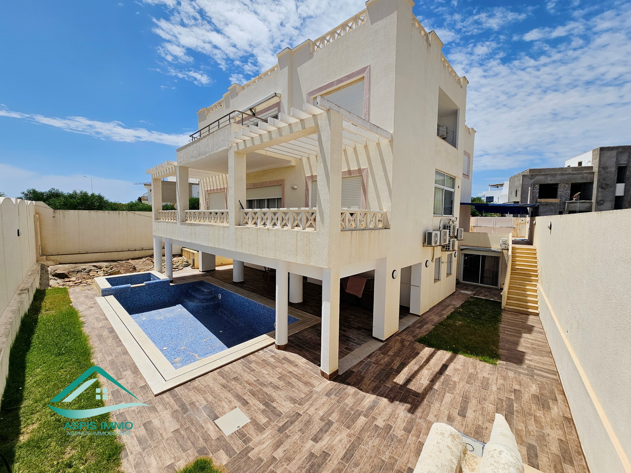 Kelibia Kelibia Vente Maisons Vt988 villa avec piscine  kelibia la blanche