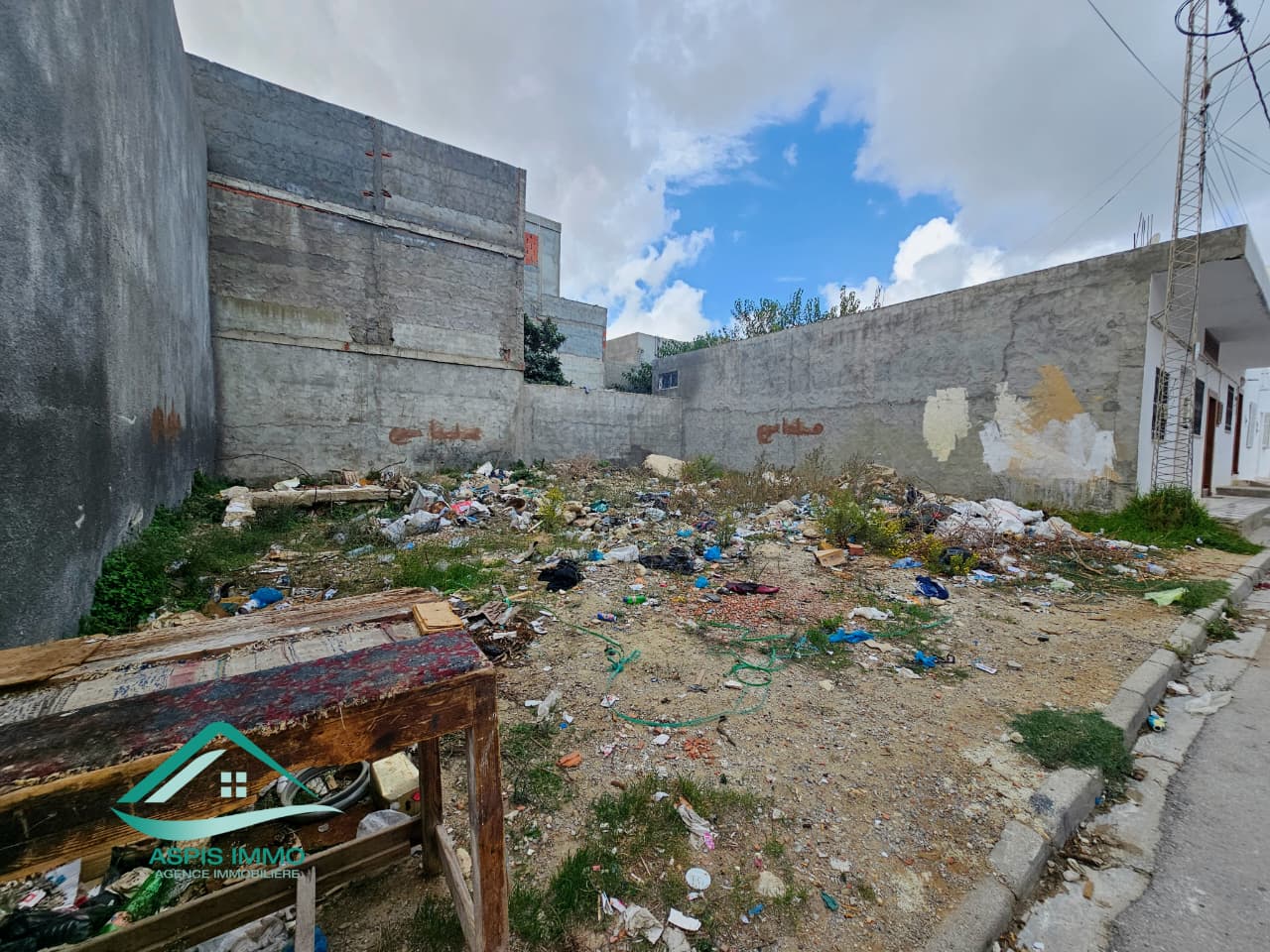 Kelibia Kelibia Vente Surfaces Vt1012 terrain 150 m2  cit ksiba kelibia