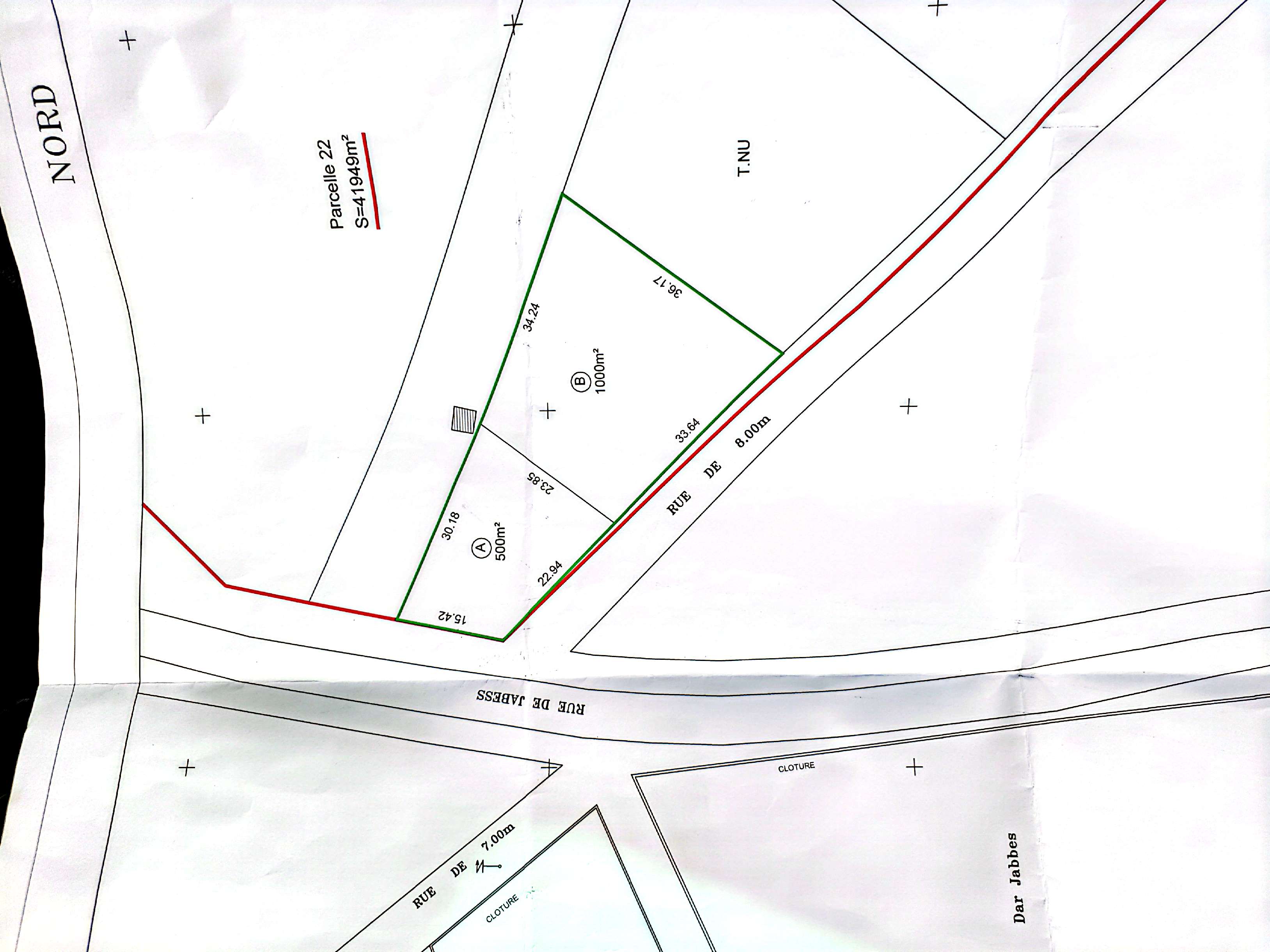 Sidi Thabet Cebalet Ben Ammar Terrain Terrain nu Route cebalet ben ammar jabbes