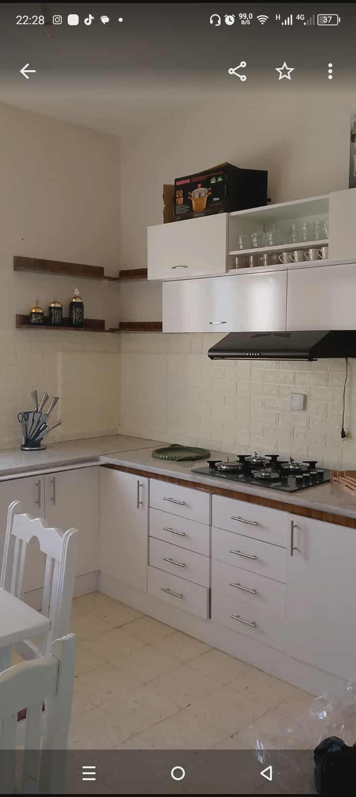 Jebel Jelloud Sidi Fathallah Location Appart. 3 pices Appartement meuble a jbel jloud