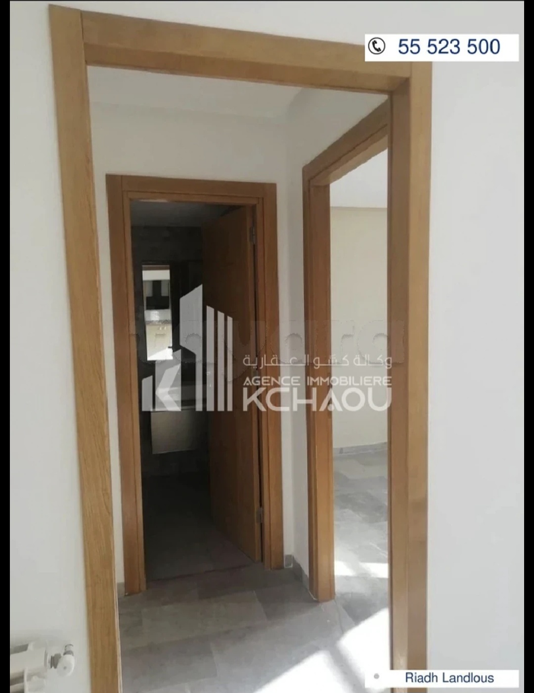 Ariana Ville Riadh Landlous Location Appart. 1 pice S1 riadh el andalous
